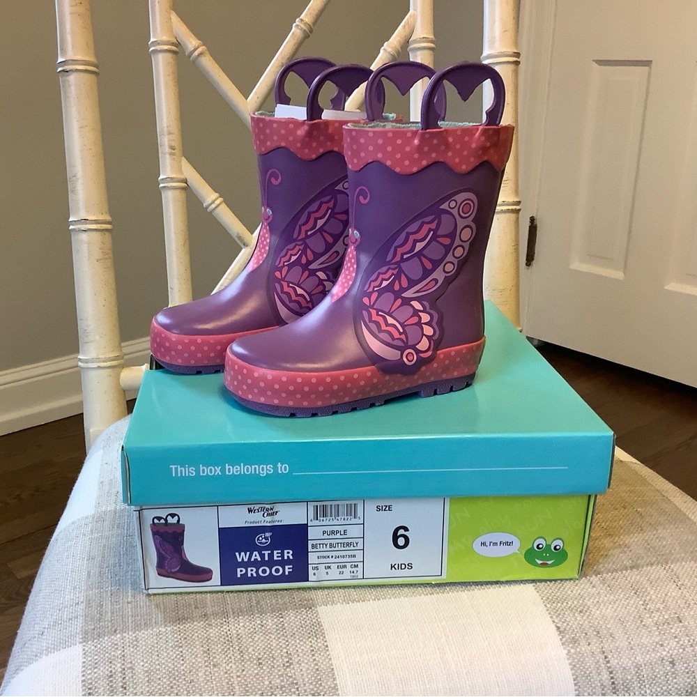 Western Chief Rain Boots Childrens size 6